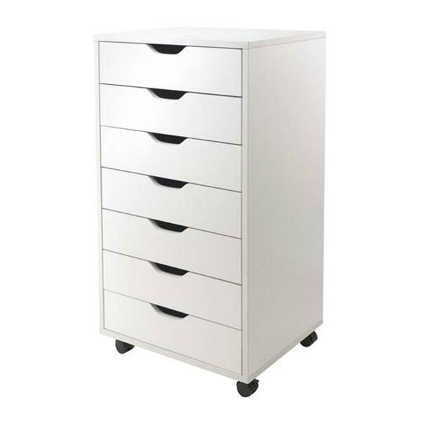 Winsome Trading Halifax Cabinet For Closet - Office 7 Drawers White 10792